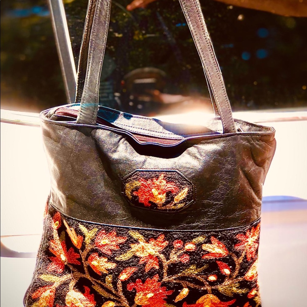 Authentic Kashmiri hand work bag